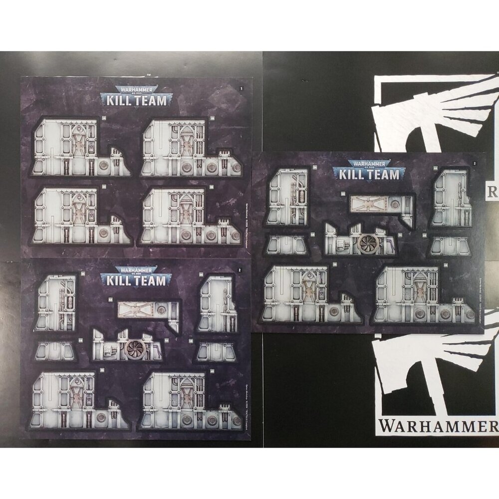 Warhammer 40k Kill Team Bits Core Set MDF Slot Assembly Terrain Set